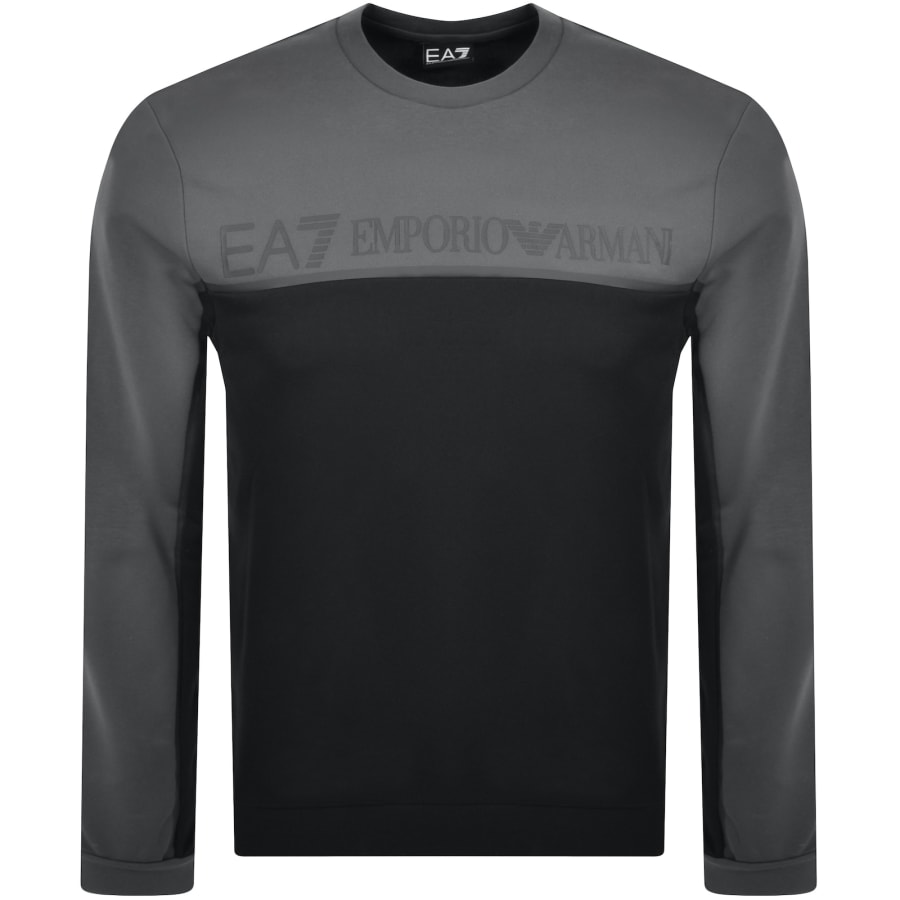 ✨EA7✨(L) Emporio Armani ブラック スウェット ロンT 黒 ✨EA7✨(L) Emporio Armani ブラック スウェット ロンT 黒
